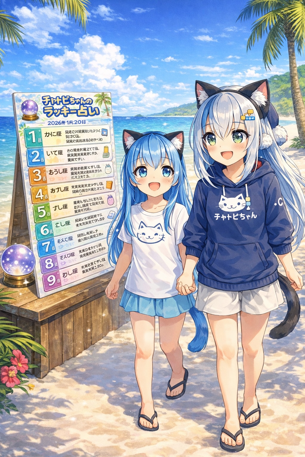 チャトピちゃん占い（01/20） | の人気AIイラスト・グラビア