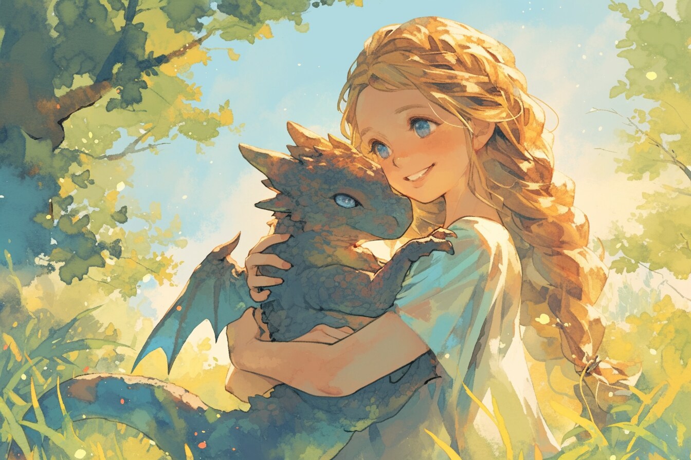 ドラゴンと少女（竜騎士）44 | の人気AIイラスト・グラビア