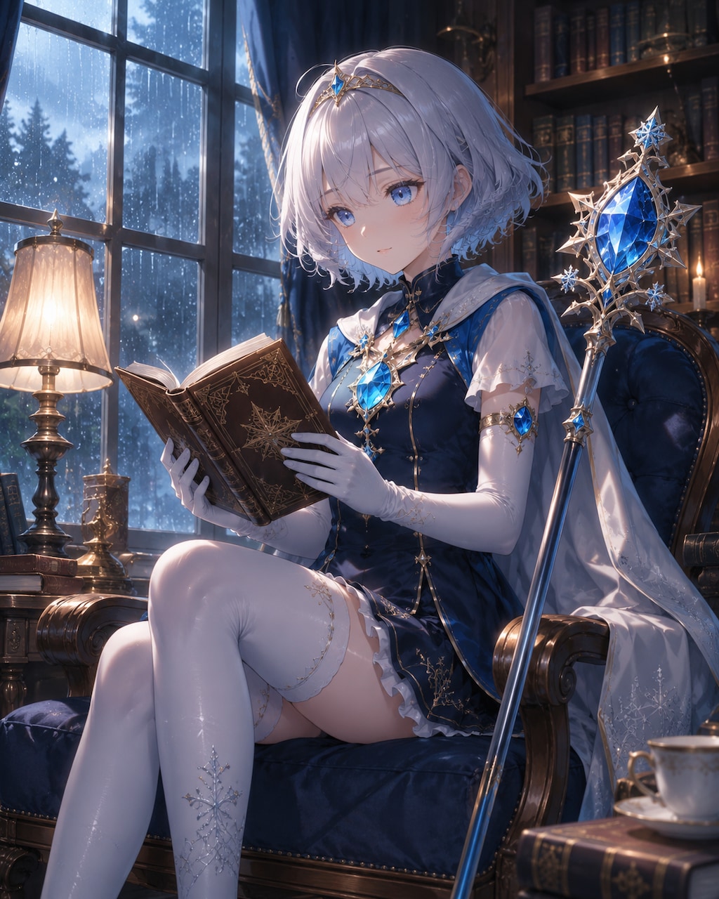 星の魔法少女が過ごす雨降る一日