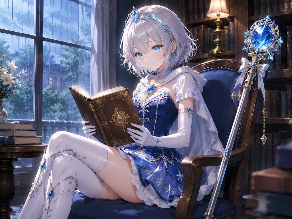 星の魔法少女が過ごす雨降る一日