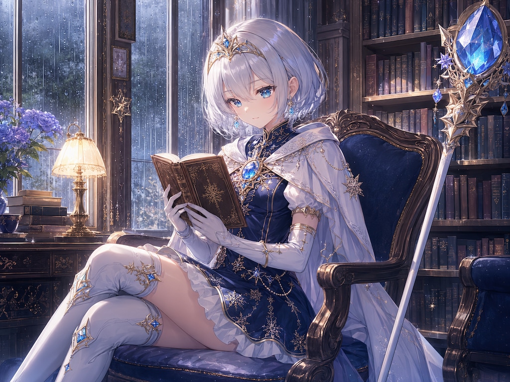 星の魔法少女が過ごす雨降る一日
