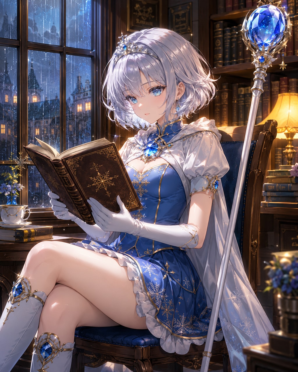 星の魔法少女が過ごす雨降る一日