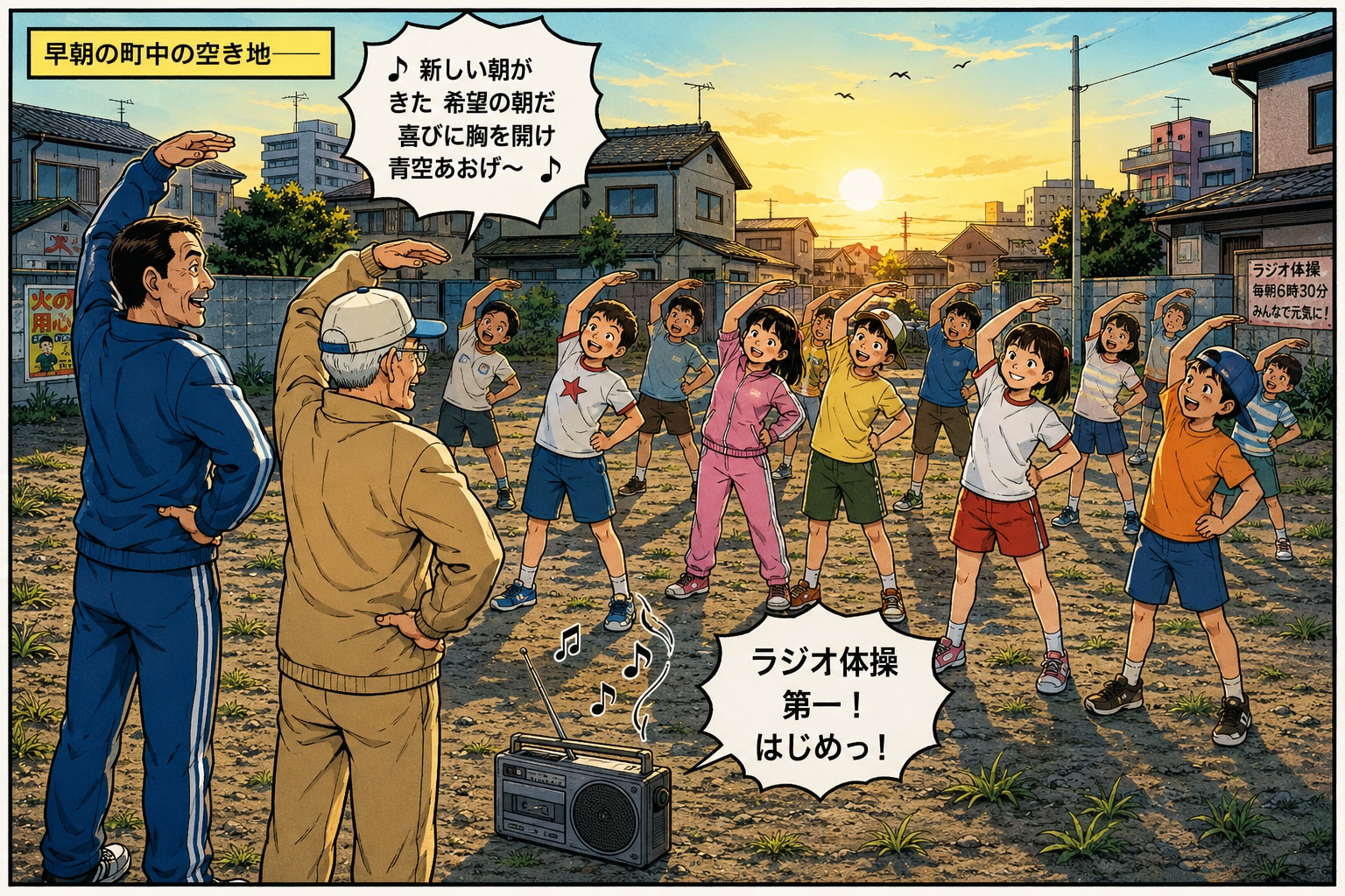 Radio Calisthenics | の人気AIイラスト・グラビア