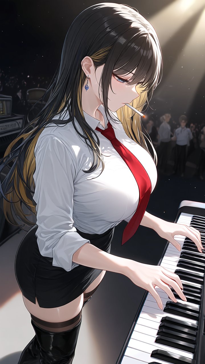 クールにシンセソロ