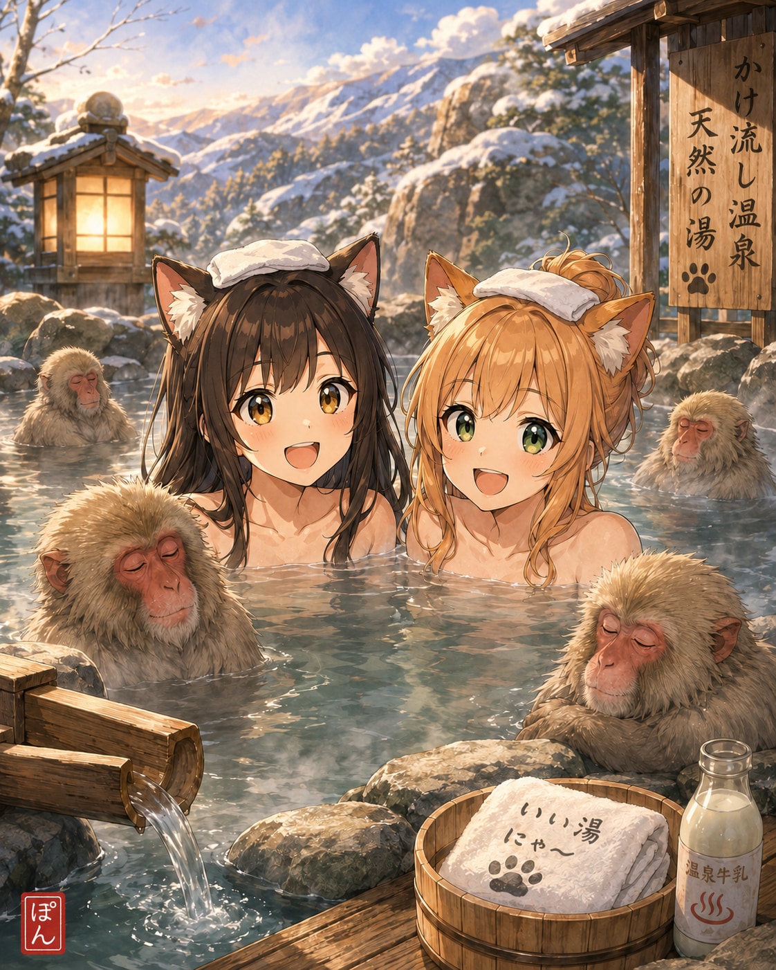 いい湯だな | の人気AIイラスト・グラビア