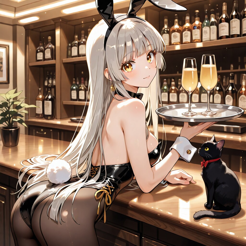 バニーさんがいるバー