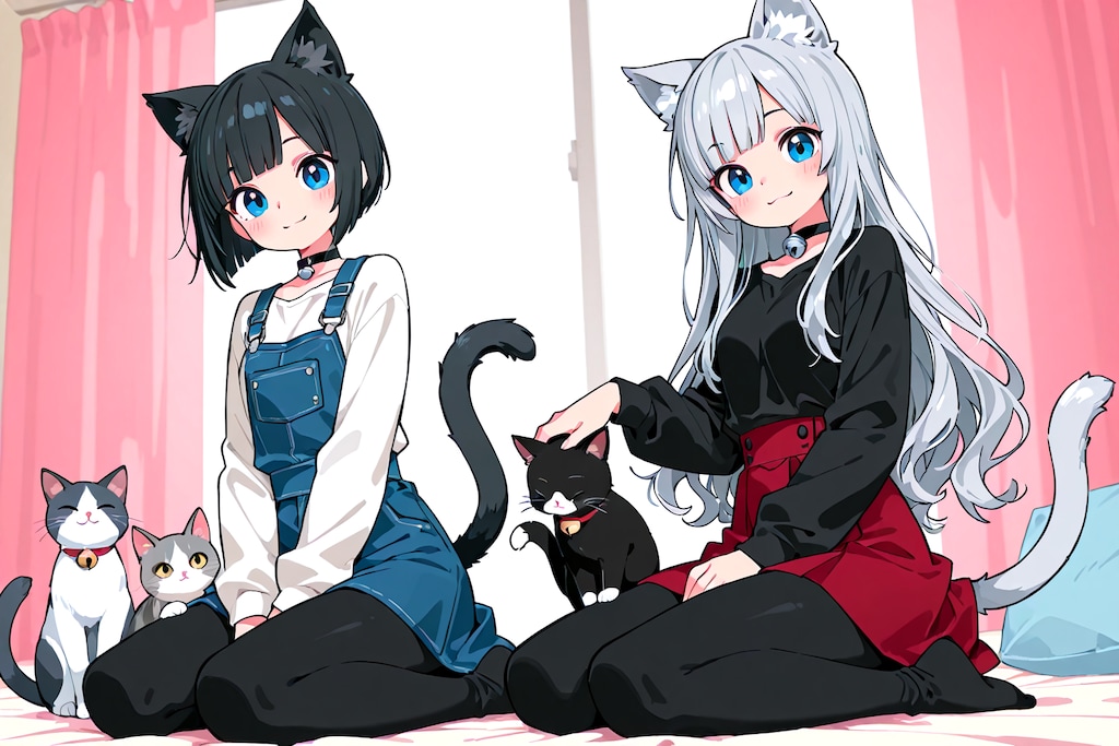 うちの子とにゃんこ