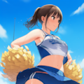 汗だくのチア 4枚目