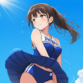 汗だくのチア 3枚目