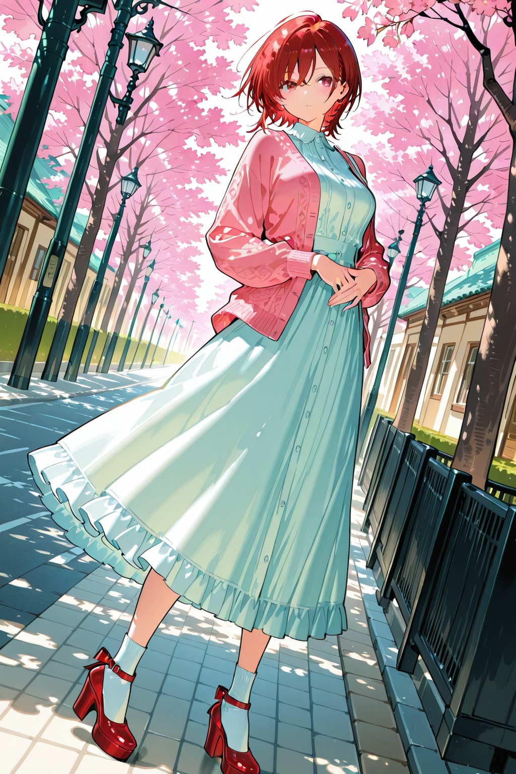 春コーデのPHOENIXちゃん