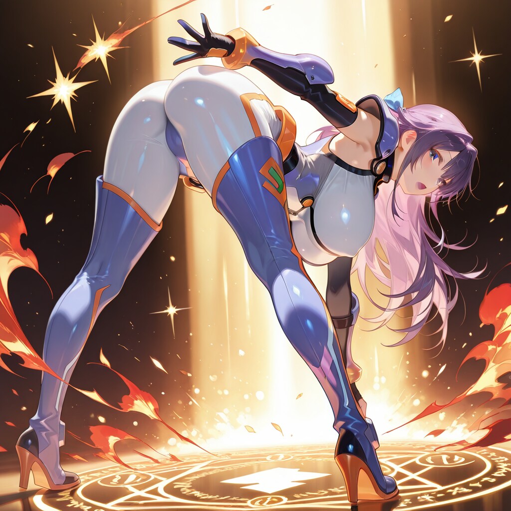 某ゲームイメージのボディスーツ美女を召喚してみたら、結構良い感じの巨乳美女が召喚！