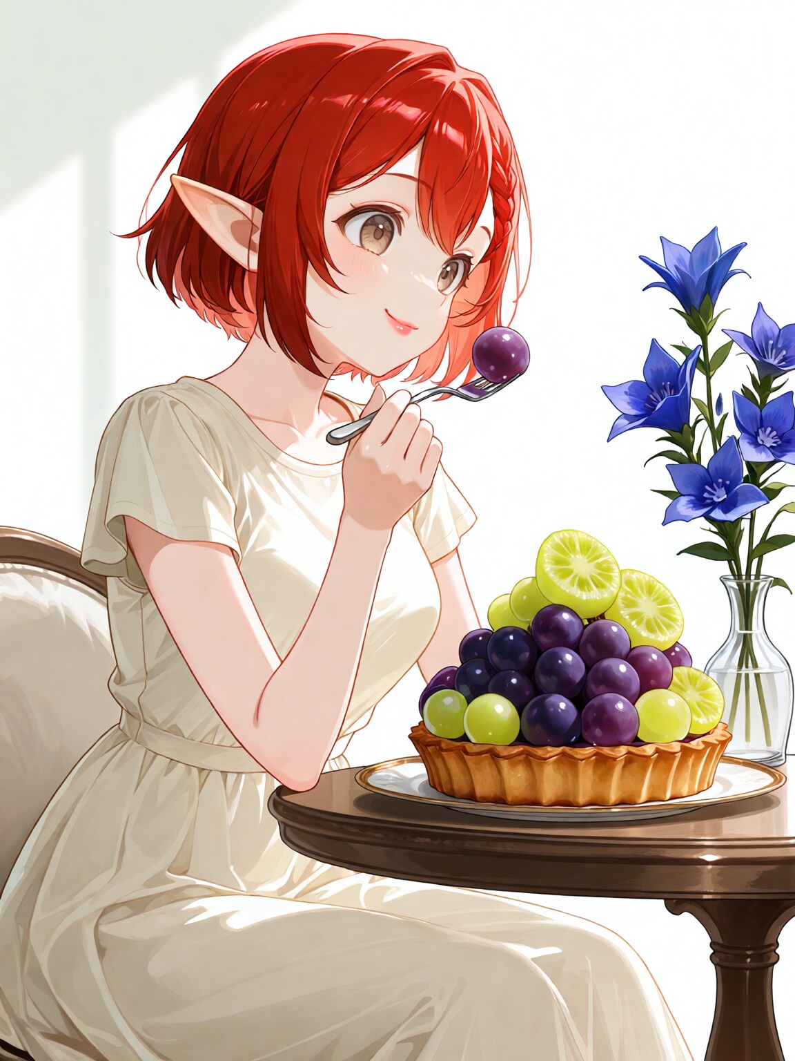 ぶどうのタルト | の人気AIイラスト・グラビア