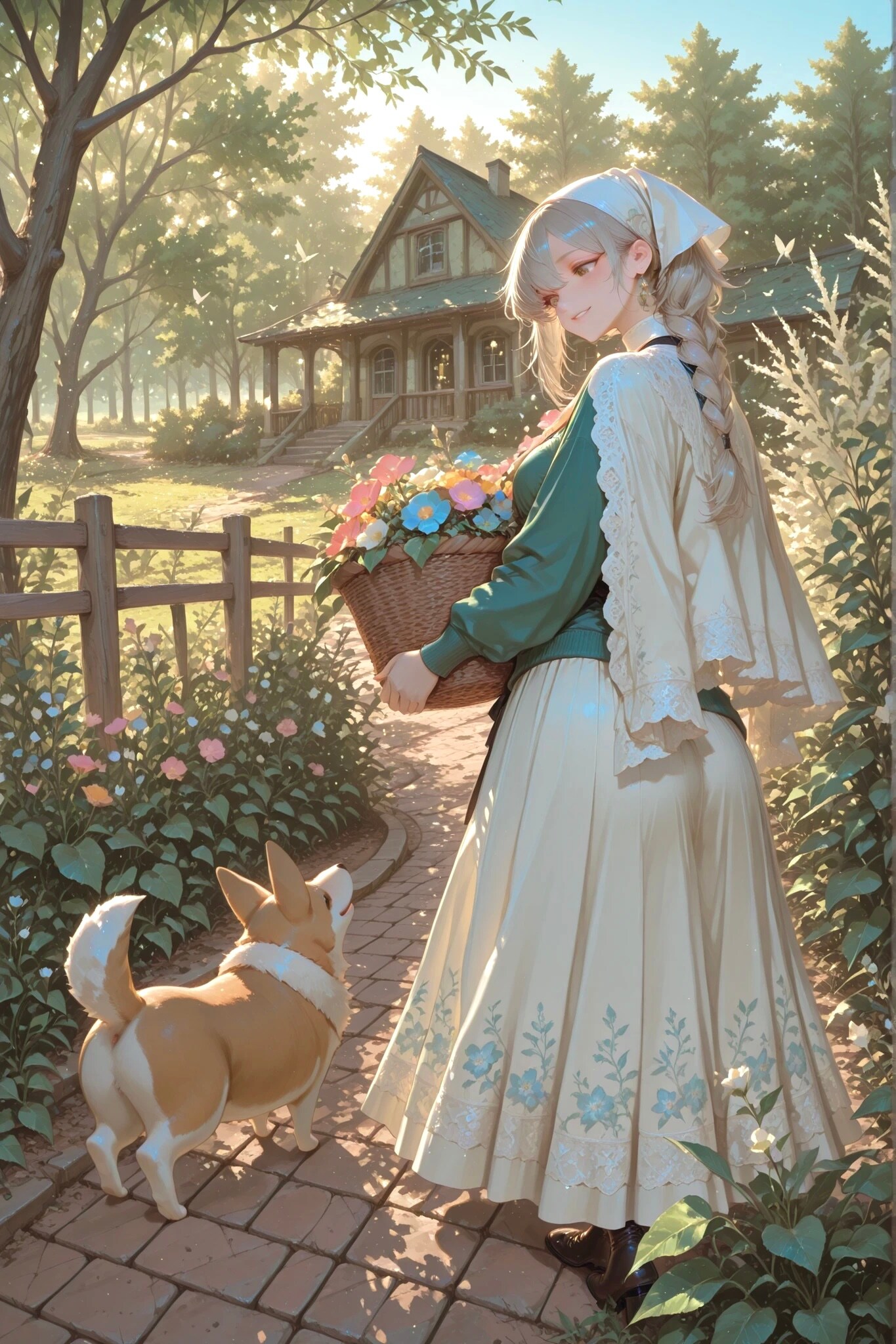 彼女の愛した庭 | の人気AIイラスト・グラビア