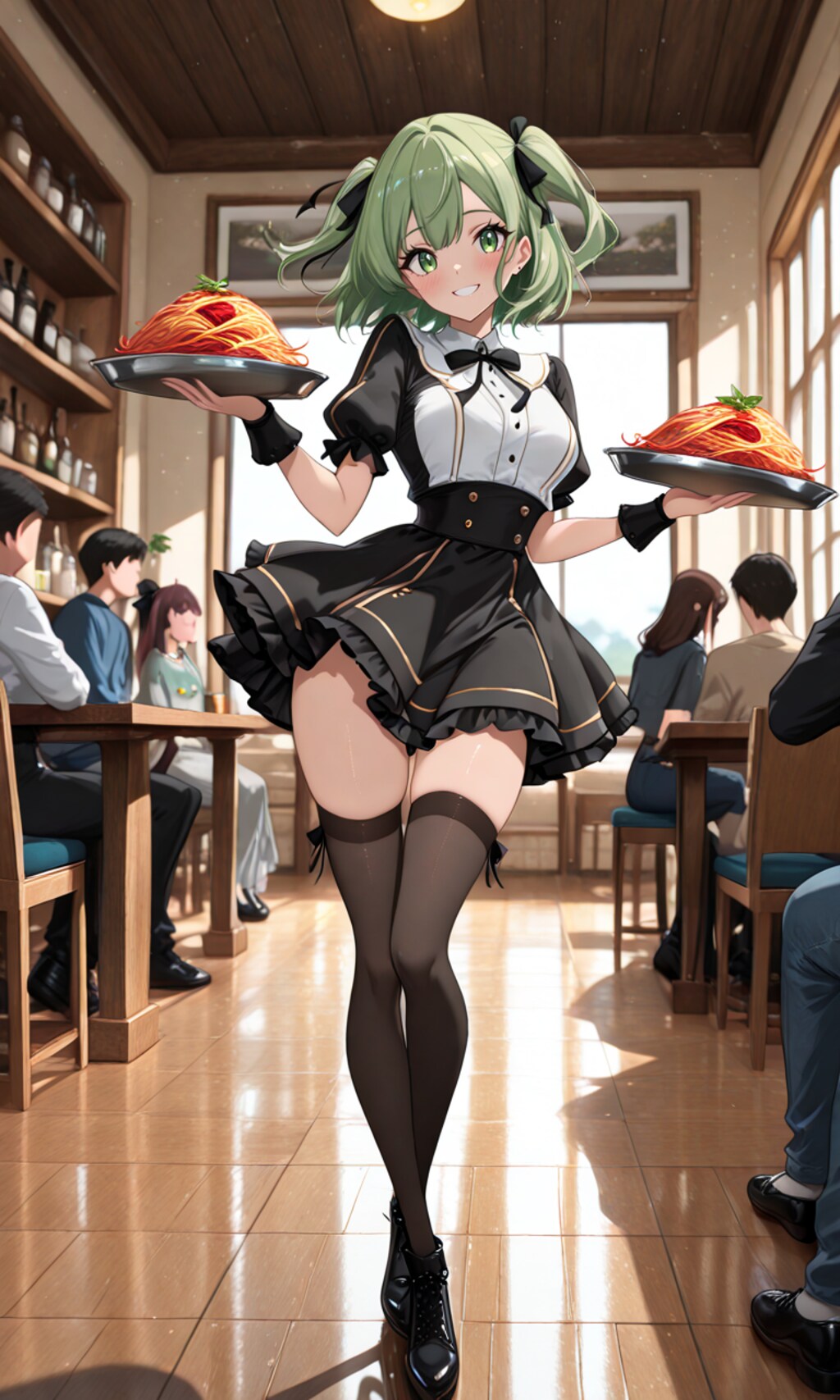 カフェの看板娘