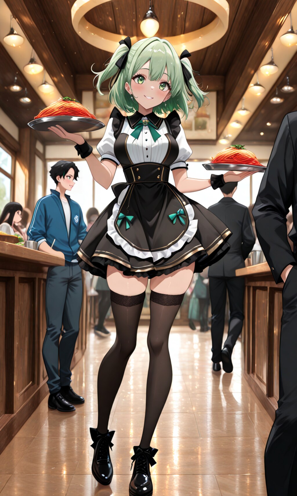 カフェの看板娘