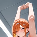 人妻ストレッチ 2枚目