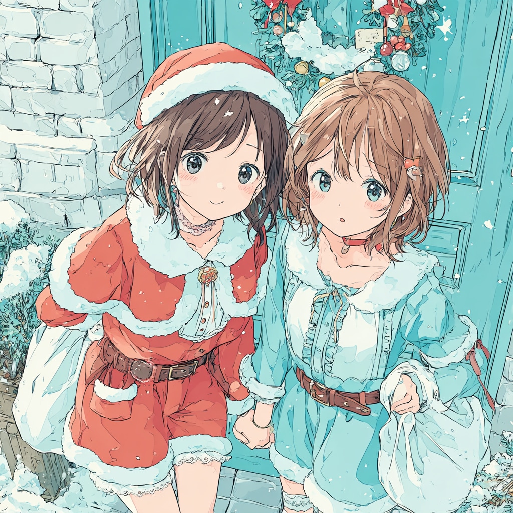 サンタガールズがやってきた | の人気AIイラスト・グラビア