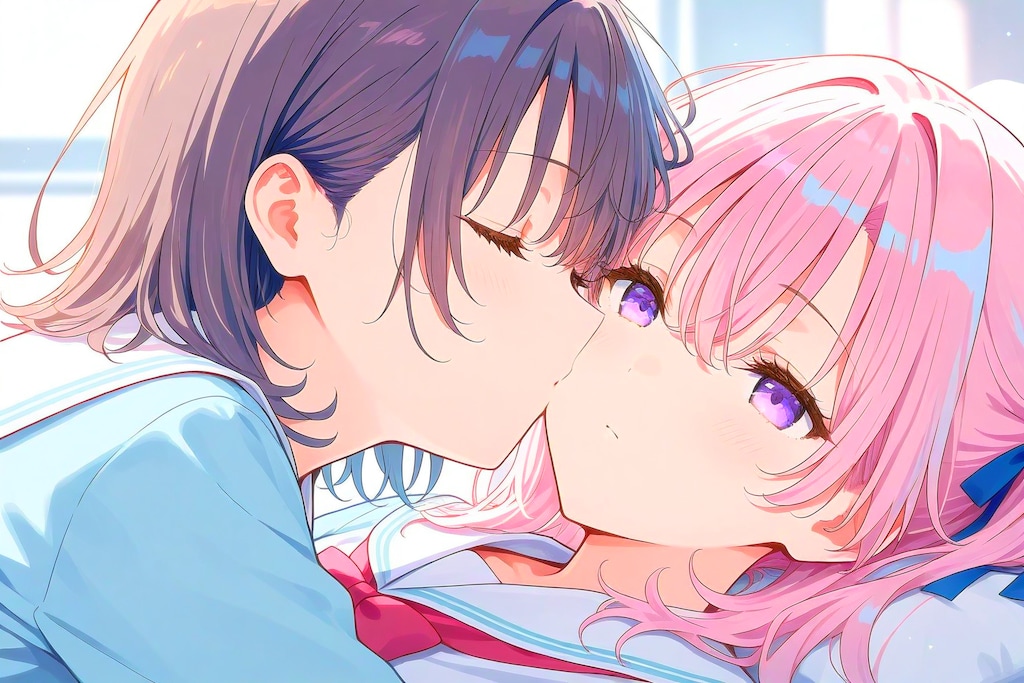 (なんか、ちゅーされてるんですけど..)