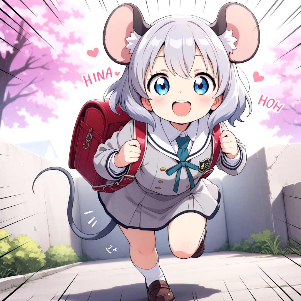 今日からチュー学生になります♡