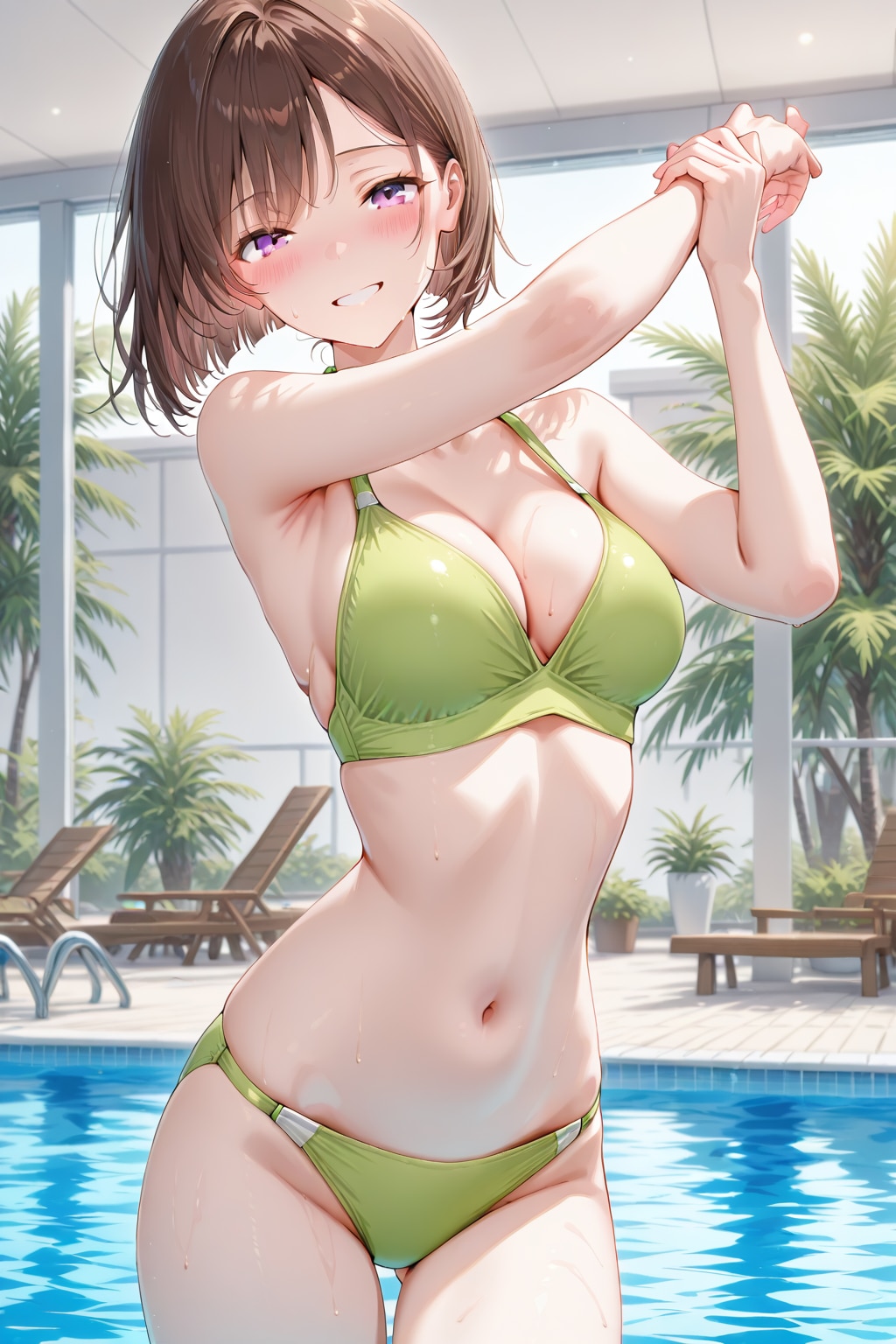 緑のビキニ