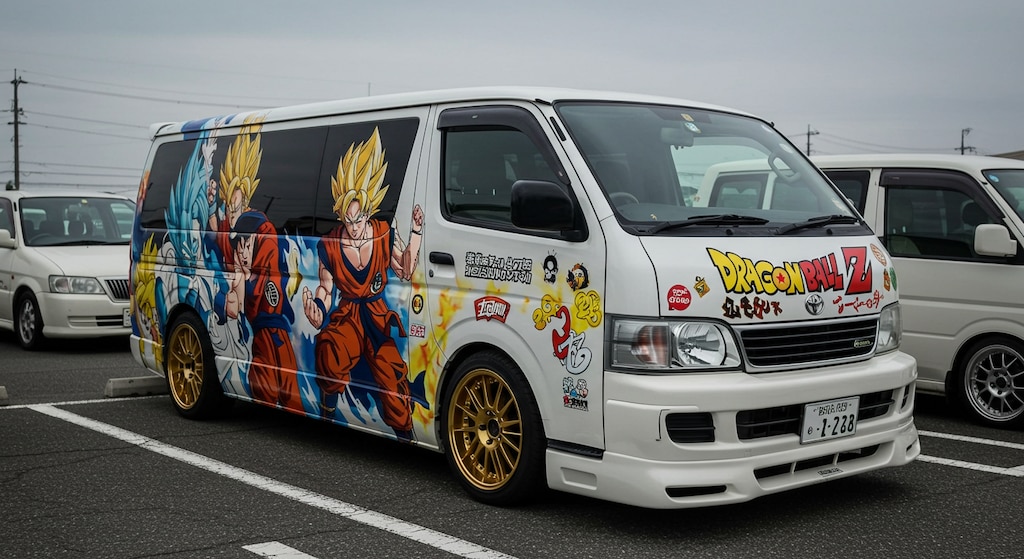 ドラゴンボール痛車バン