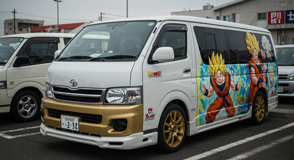 ドラゴンボール痛車バン