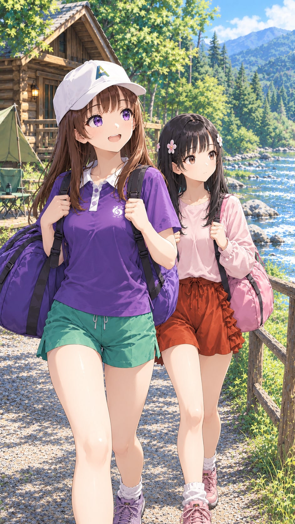 ゆかりとこはく18 | の人気AIイラスト・グラビア