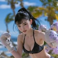 ビキニボクシングに挑む執事ちゃん 2枚目