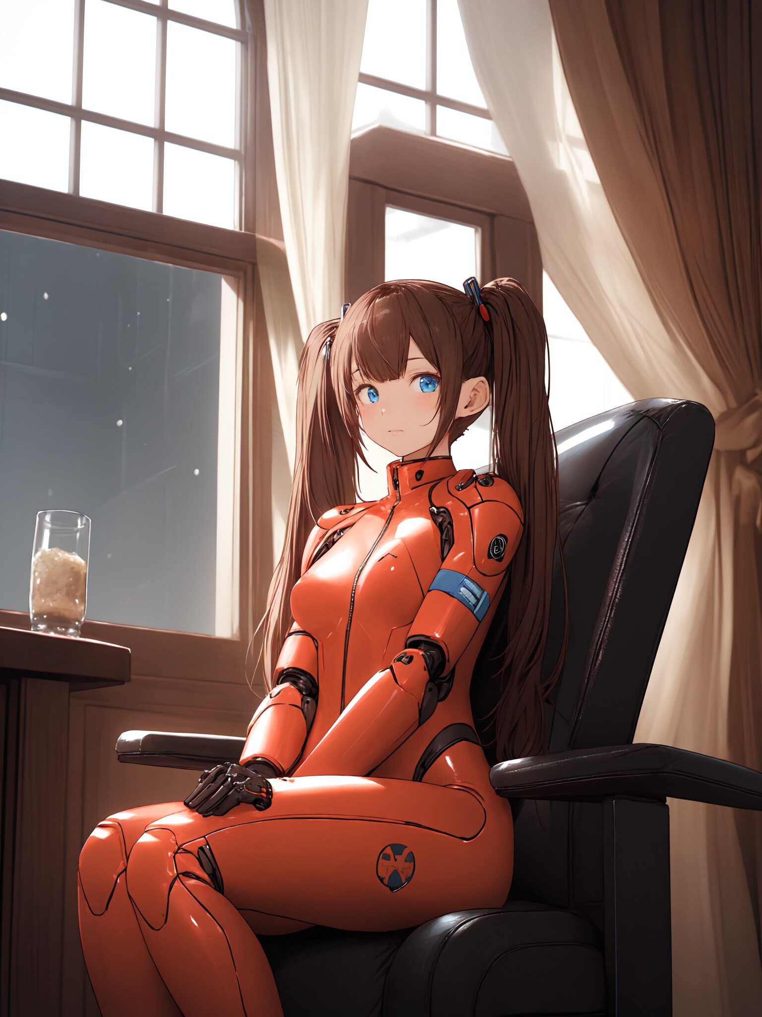 窓際のアンドロイドガール