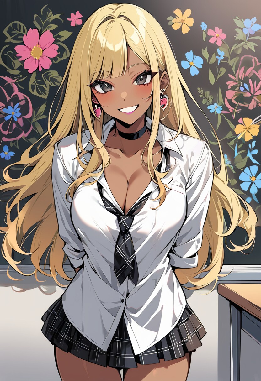 チョークアートギャル