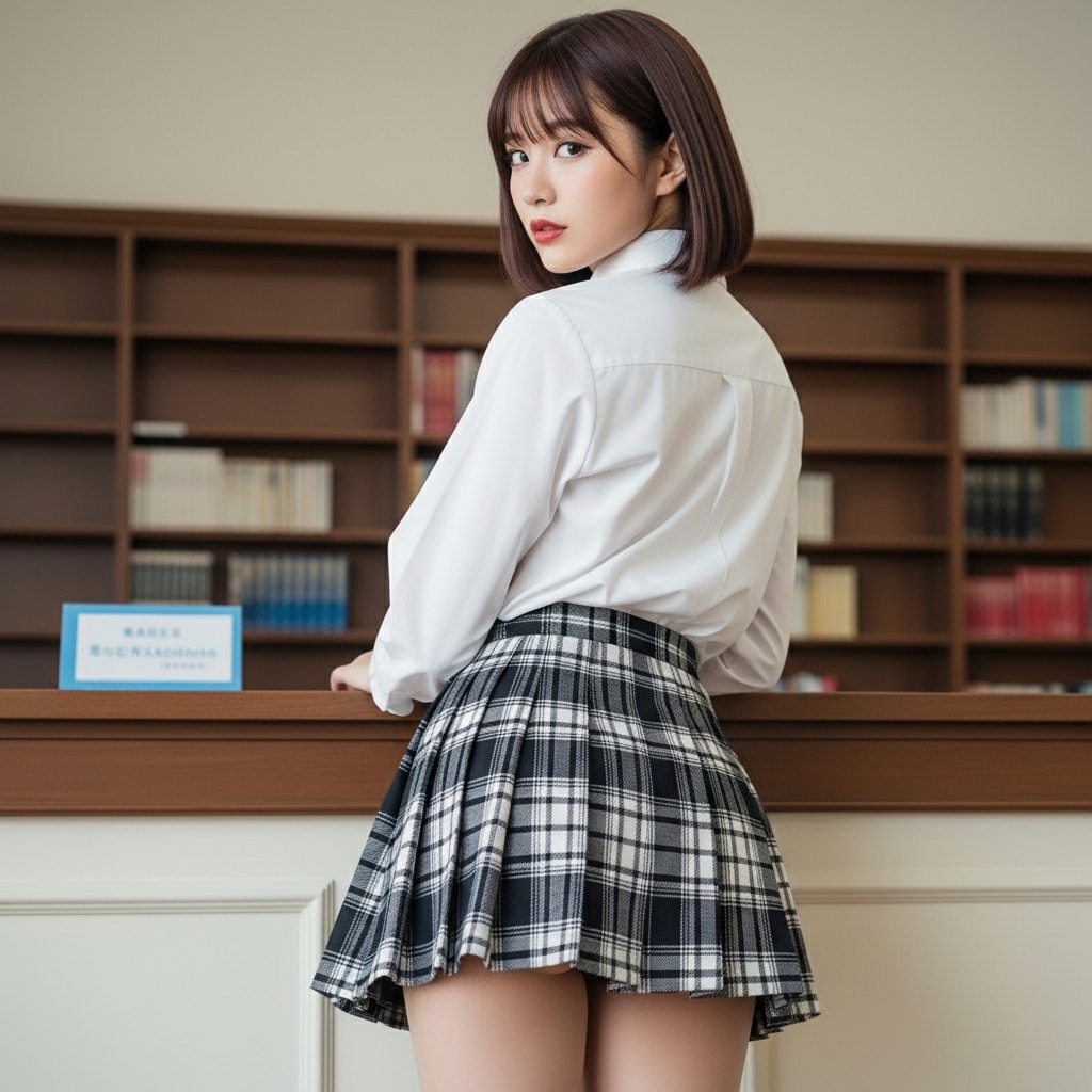図書室女子