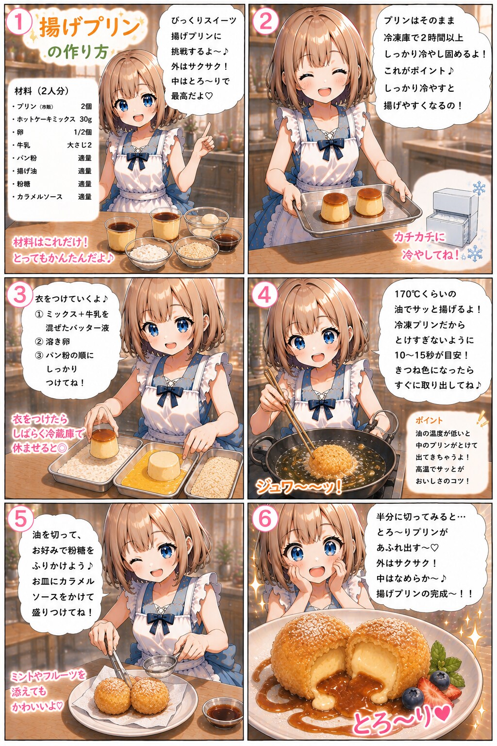 揚げプリン | の人気AIイラスト・グラビア