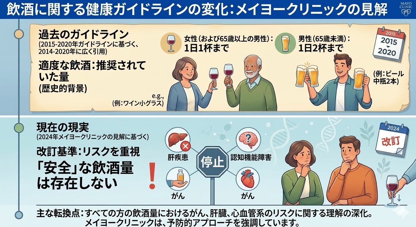 安全な飲酒量は存在しない？変わりゆく最新の飲酒基準