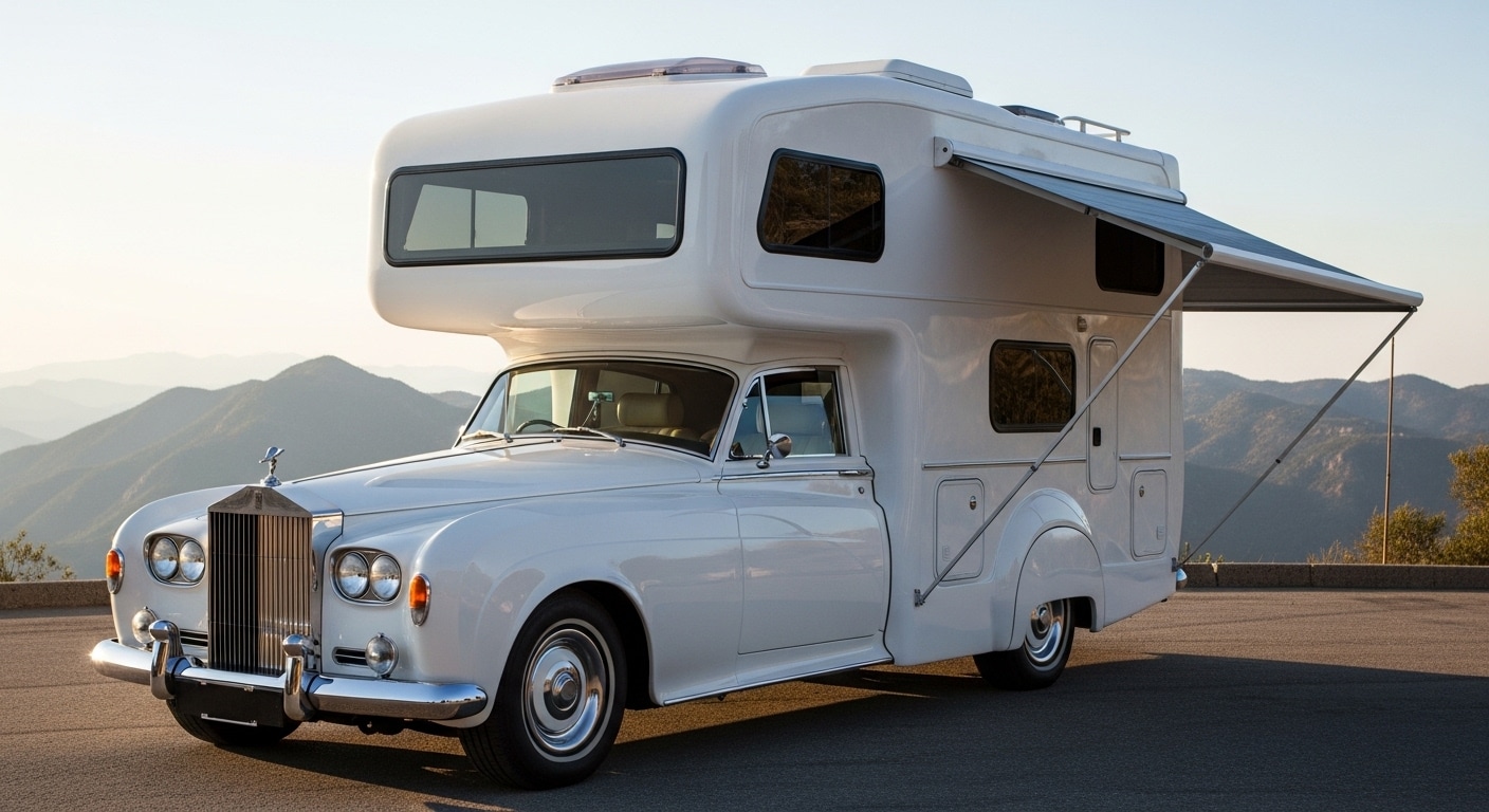 ロールスロイスキャンピングカー | の人気AIイラスト・グラビア