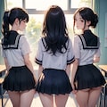 お題：R18向け企画_GWエロ祭（性癖③お尻＋ＪＫ） 2枚目