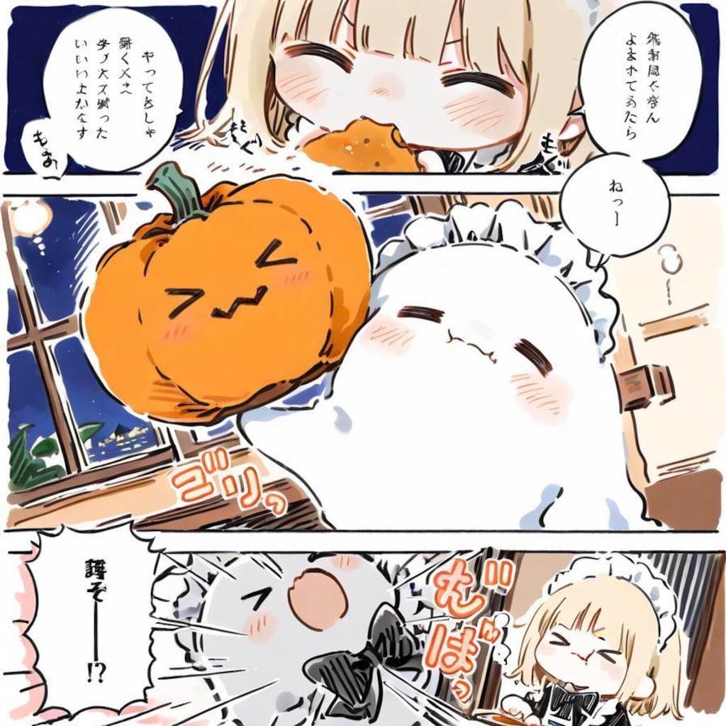 摩訶不思議 オブ eating pumpkin, 🎃✨