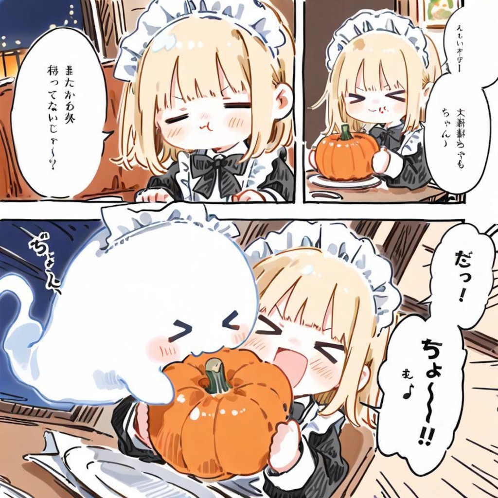 摩訶不思議 オブ eating pumpkin, 🎃✨