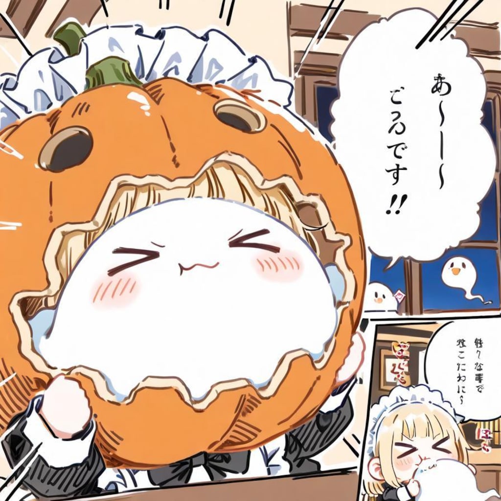摩訶不思議 オブ eating pumpkin, 🎃✨