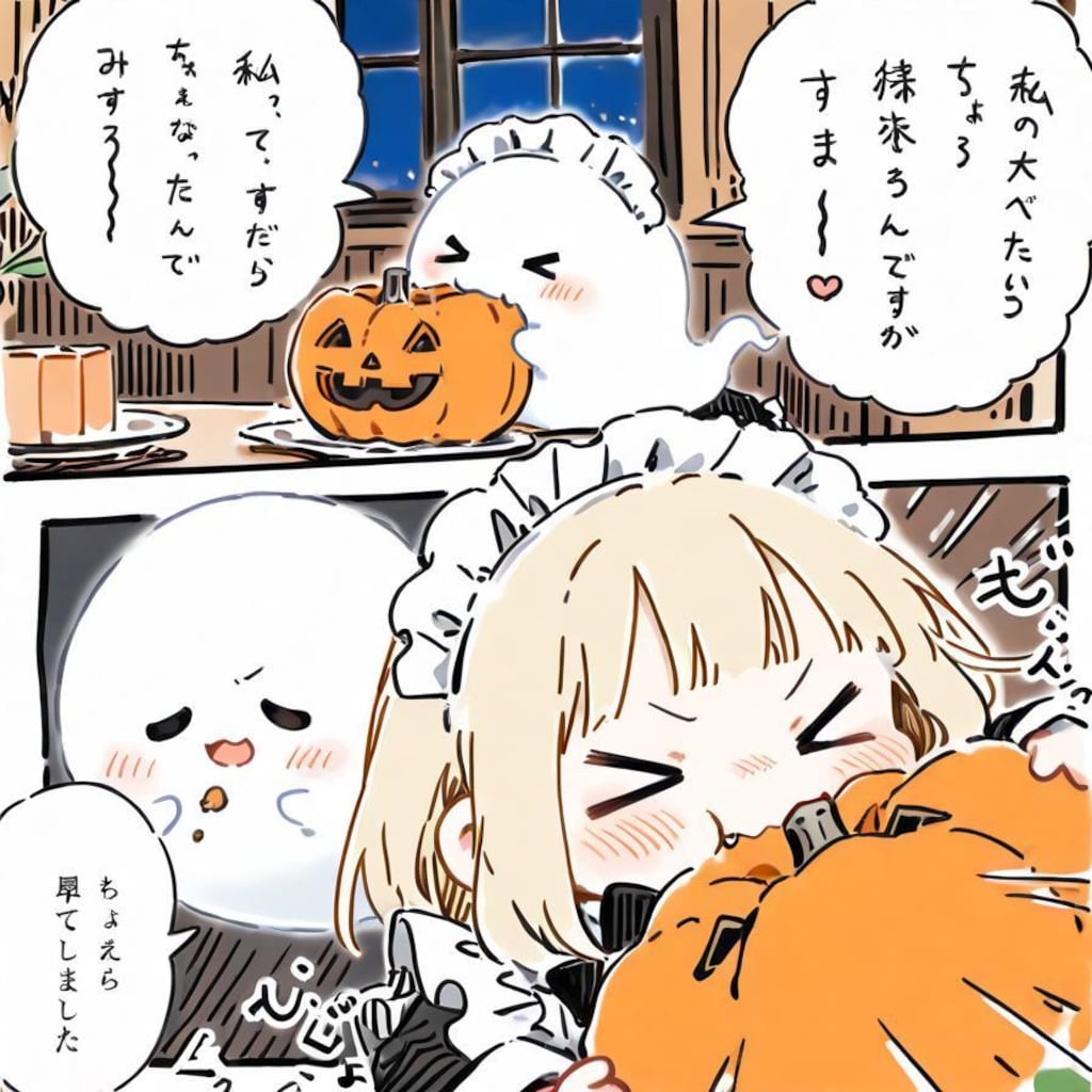 摩訶不思議 オブ eating pumpkin, 🎃✨