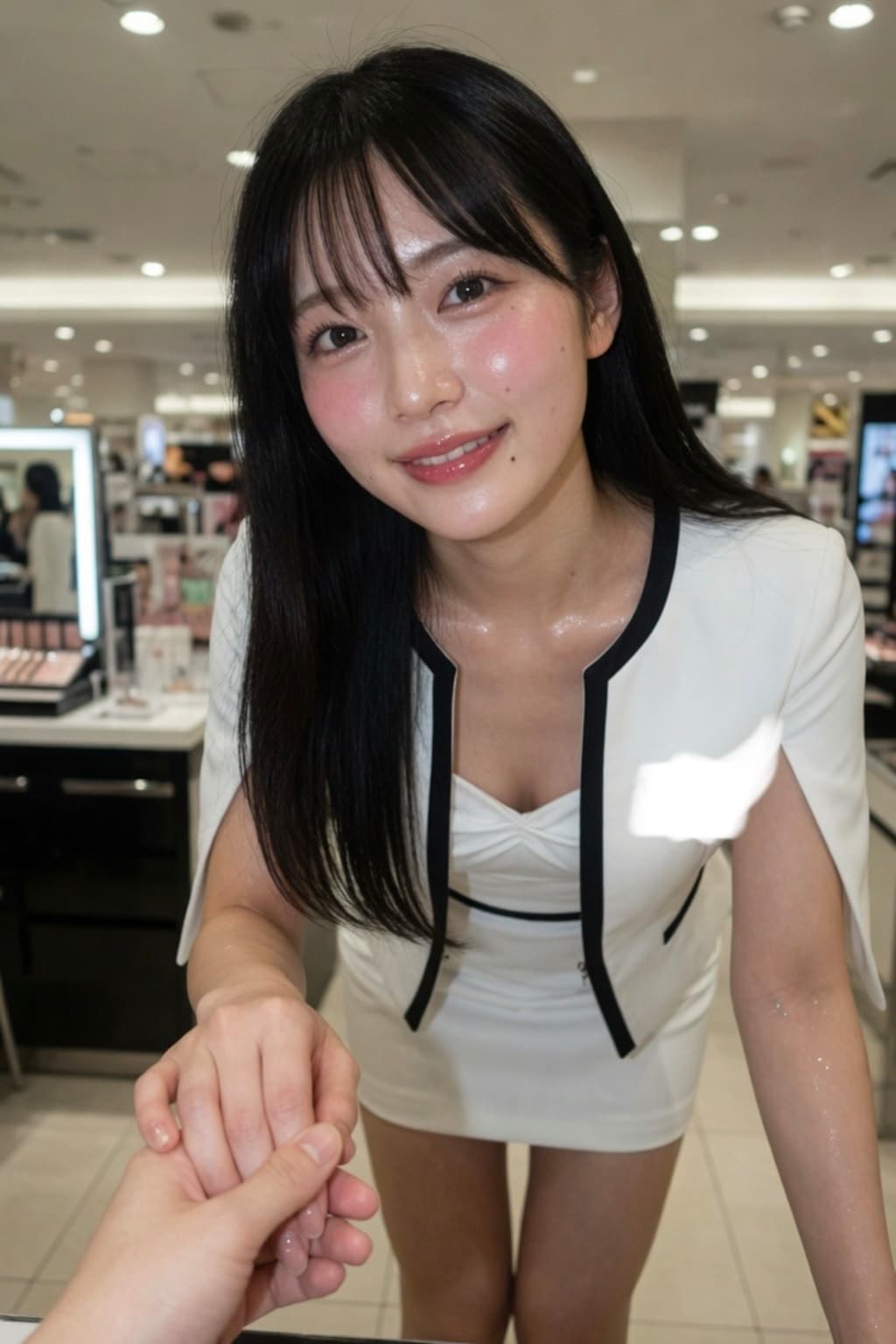 美容部員