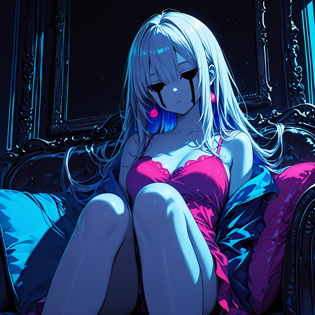泣く少女