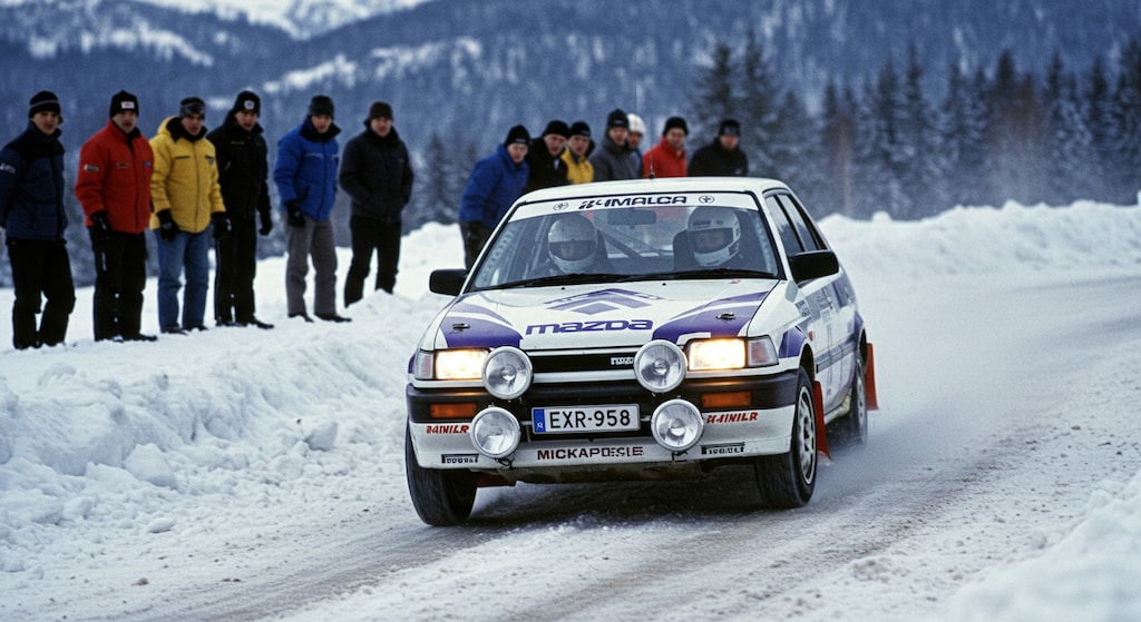 マツダ323ラリーカー