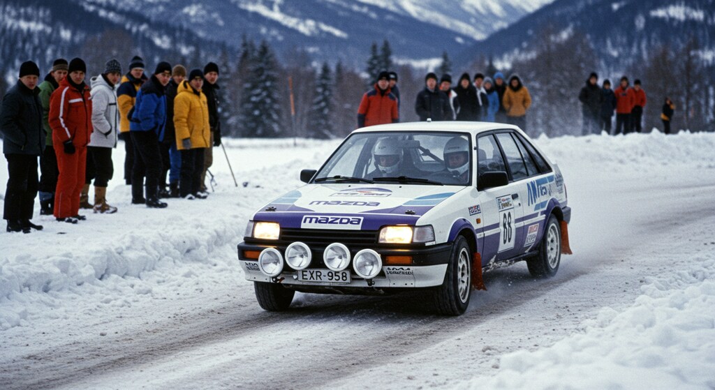 マツダ323ラリーカー