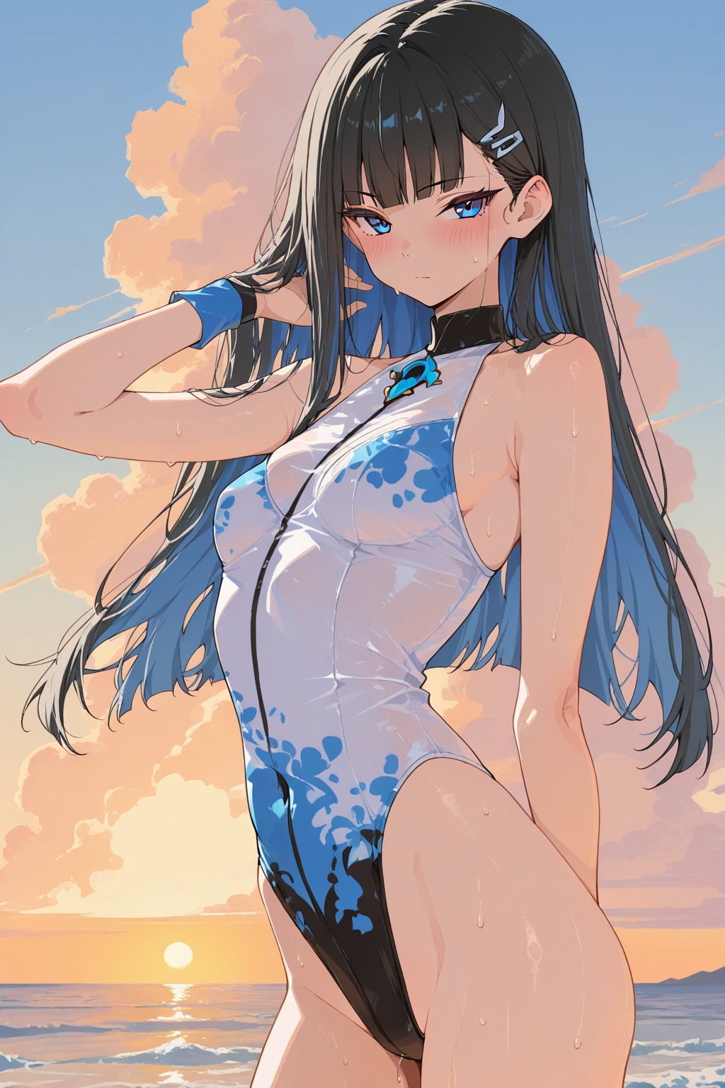 夏の夕暮れ