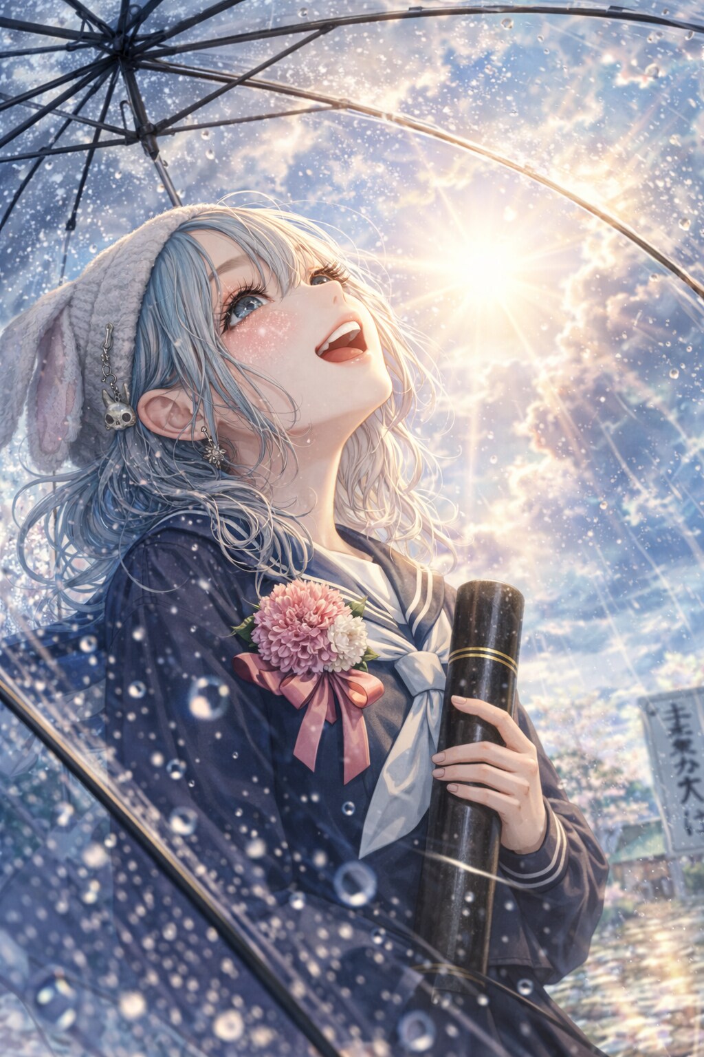 卒業...したよぉっ