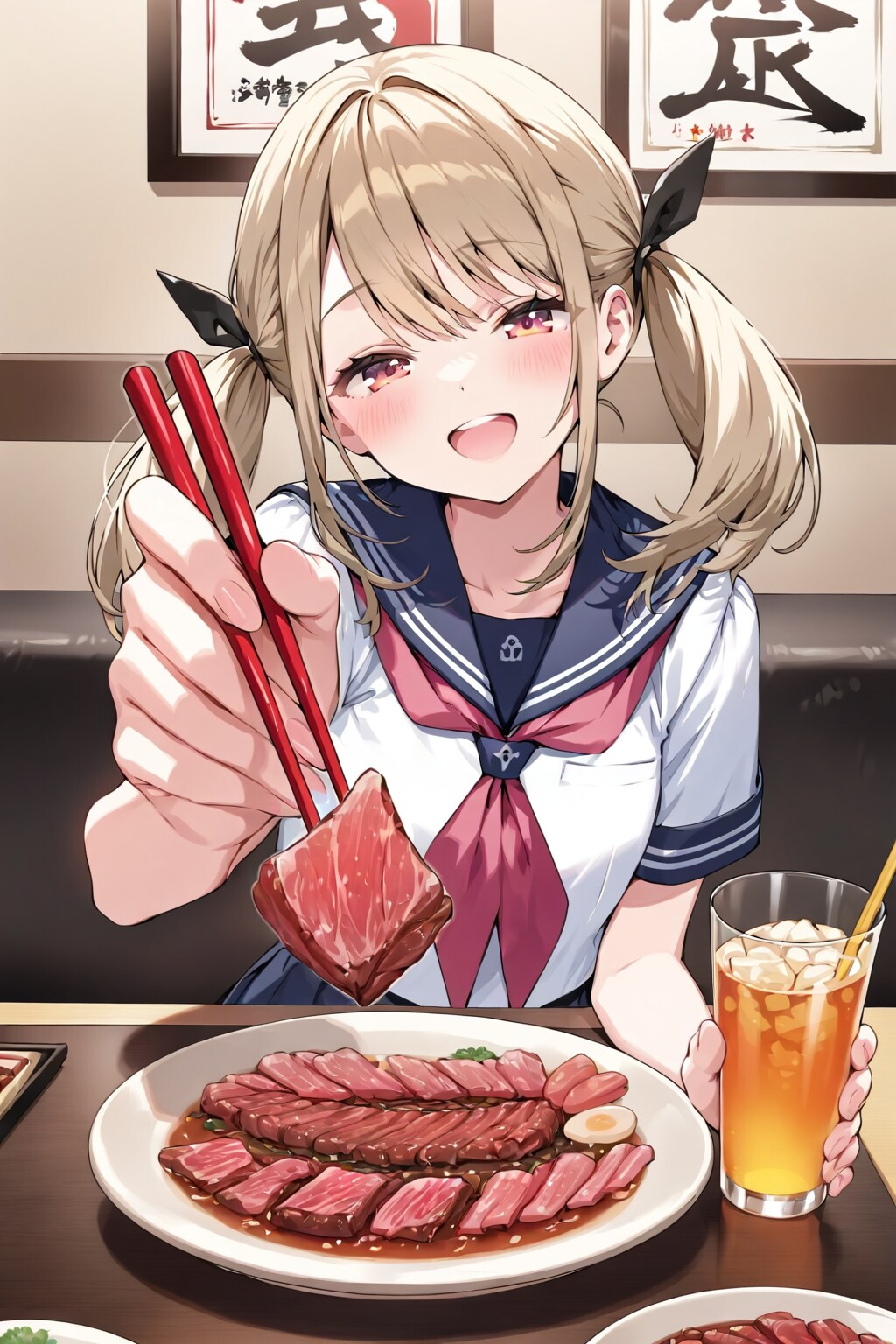 あ〜ん💓🥩