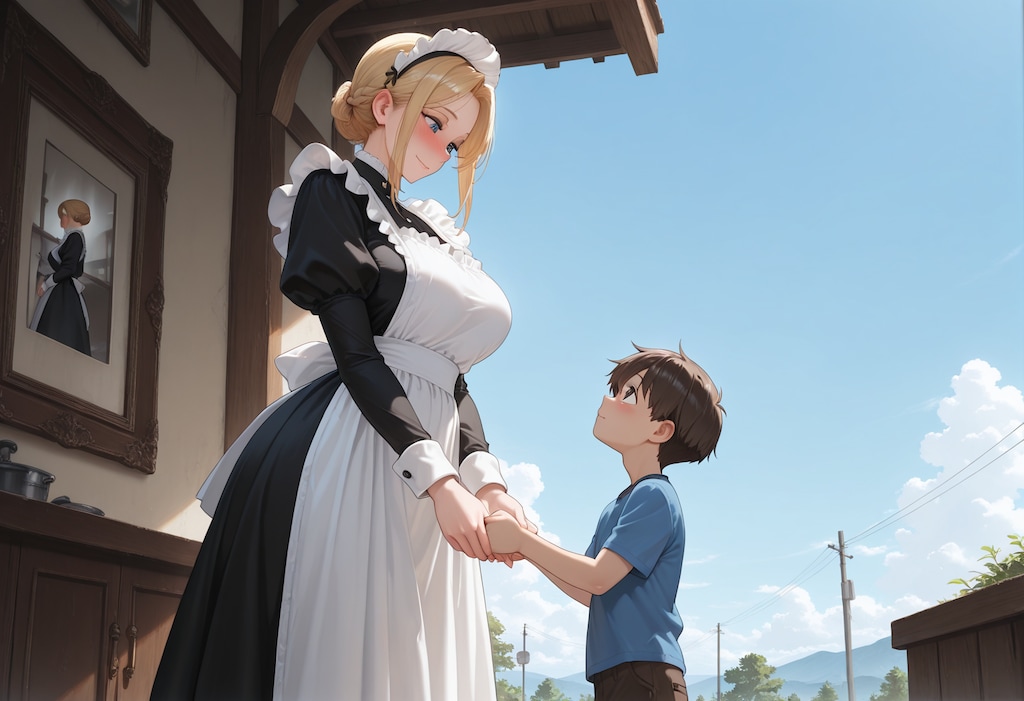 メイドが若旦那のベビーシッターをする！