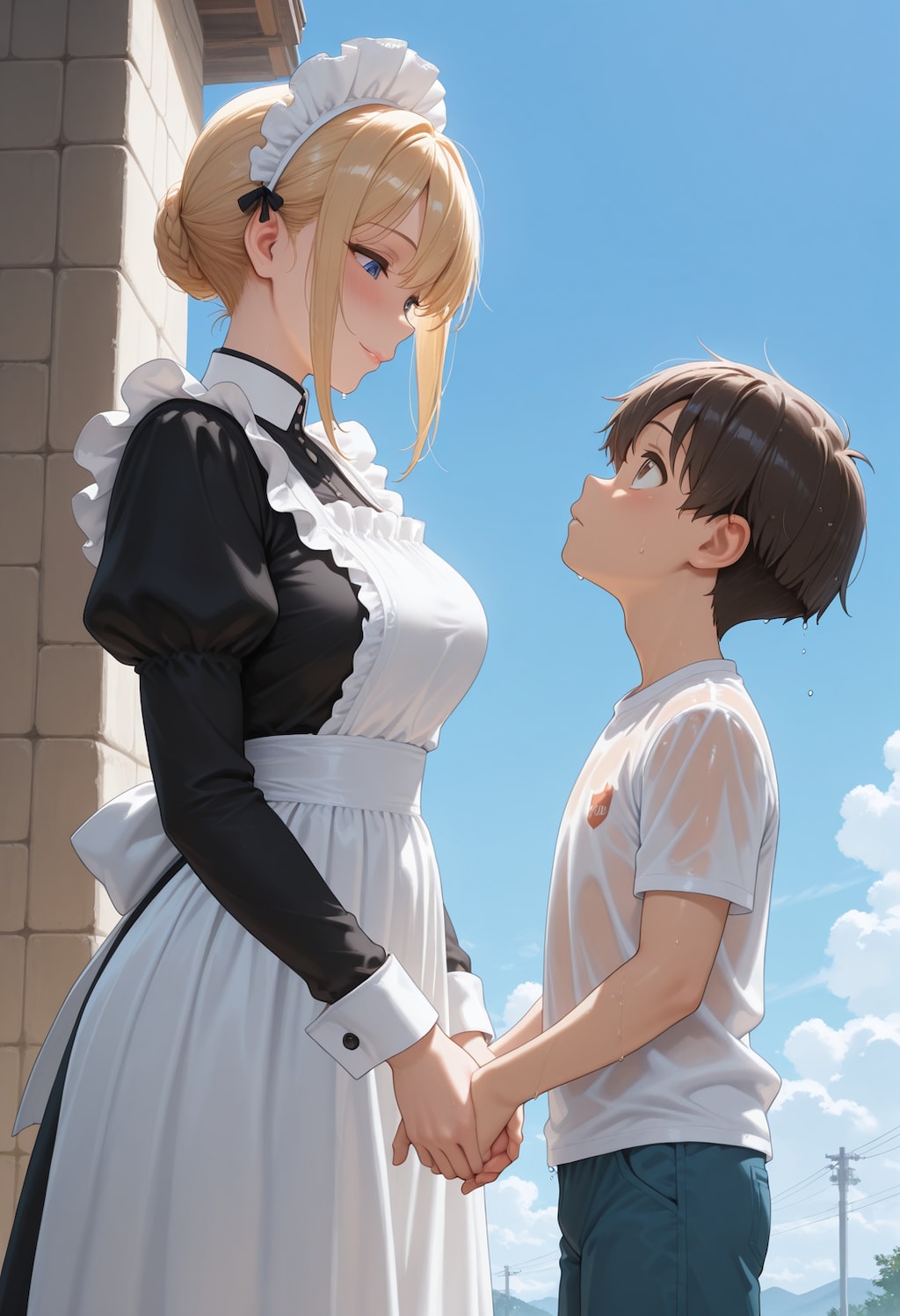 メイドが若旦那のベビーシッターをする！