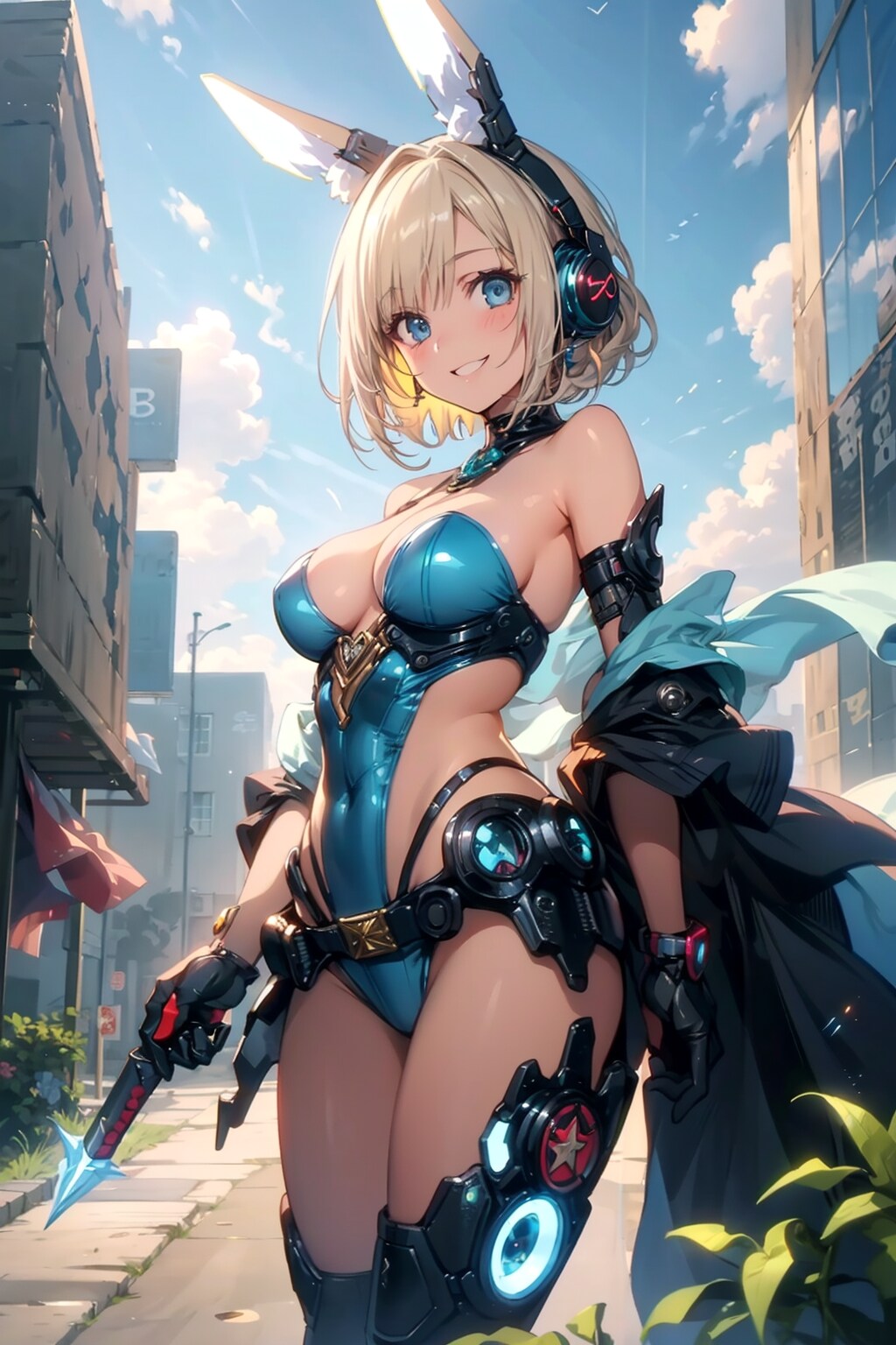金髪碧眼バニーメカ娘109