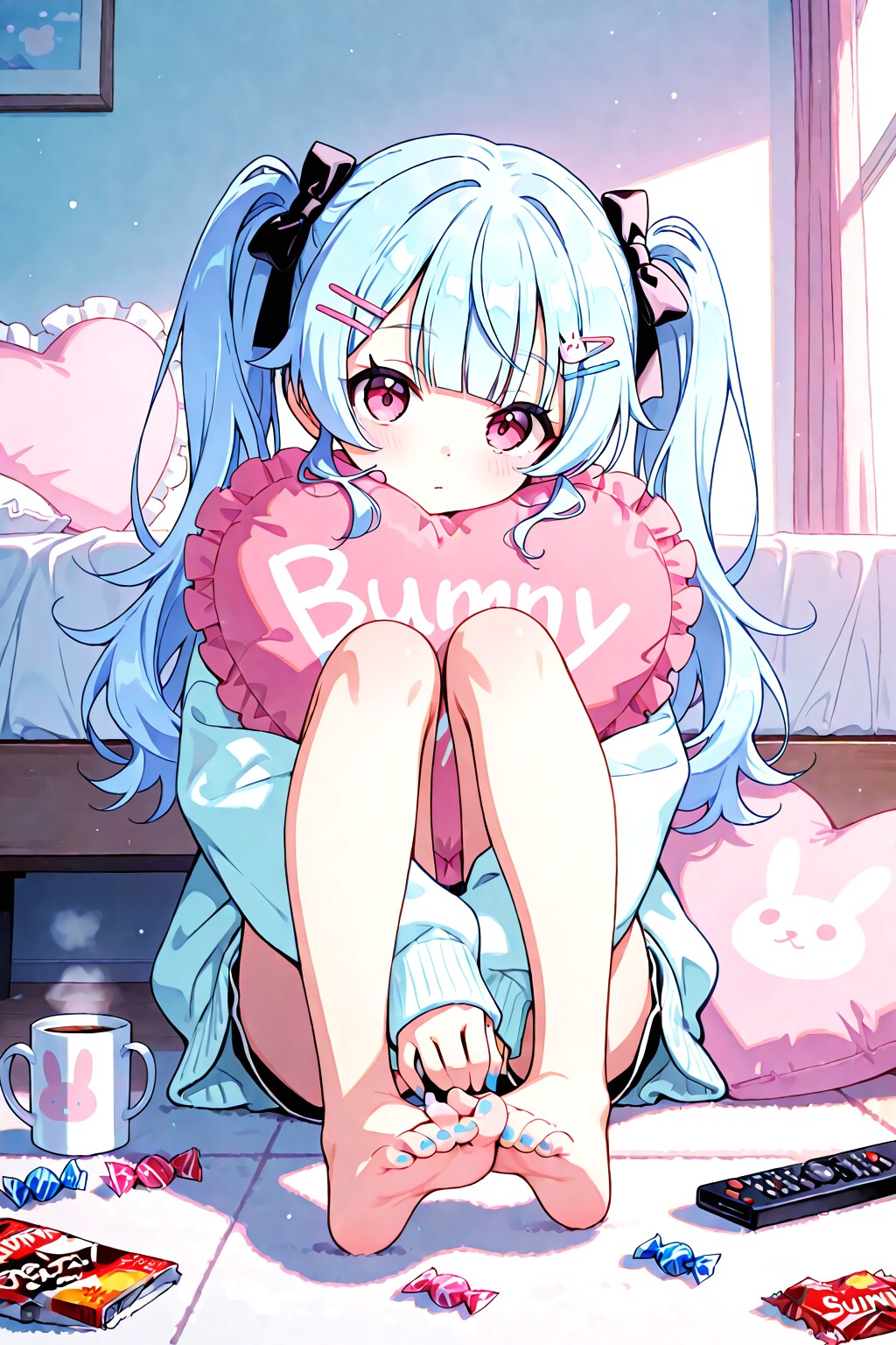 お菓子な夢色ルームウェア | の人気AIイラスト・グラビア